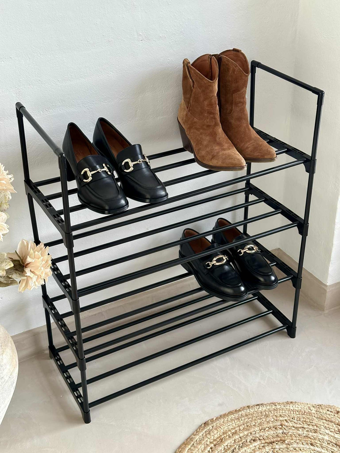 Skohylla med 4 hyllor