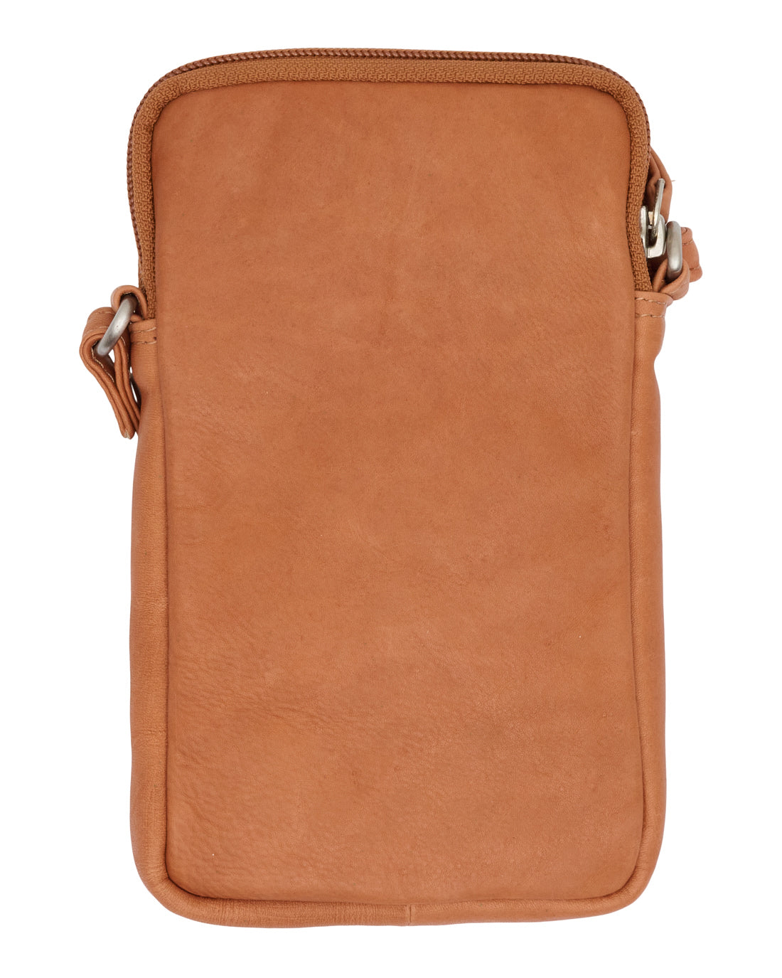 Mobilväska Misse - Cognac / silver