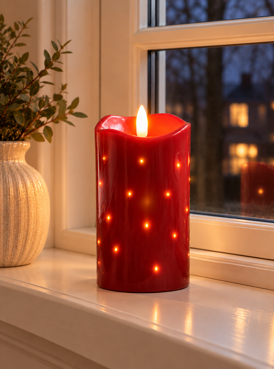 LED Blockljus JUL TWINKLE - 15cm