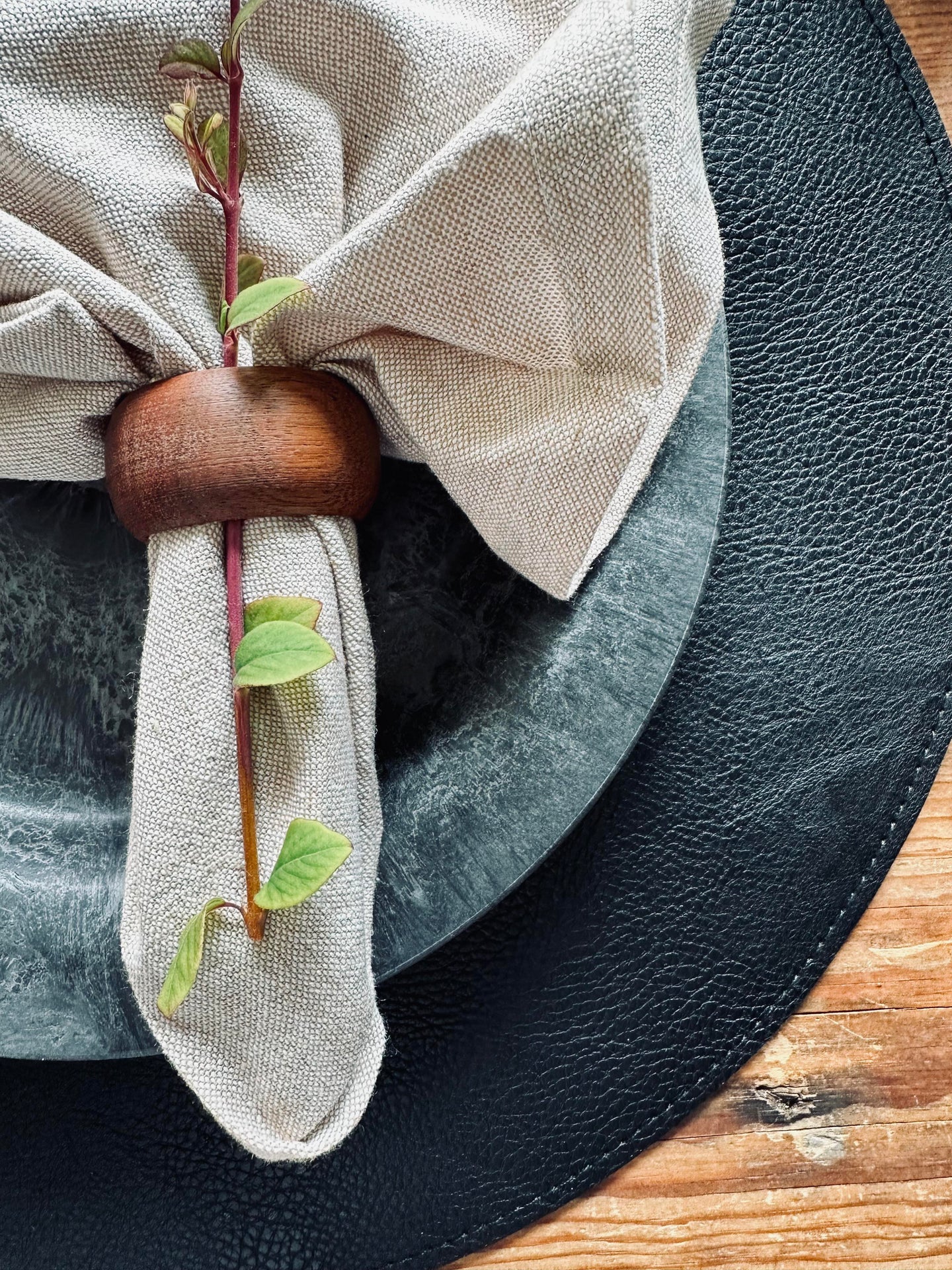 Bordstablett Grå / Svart – Vändbar