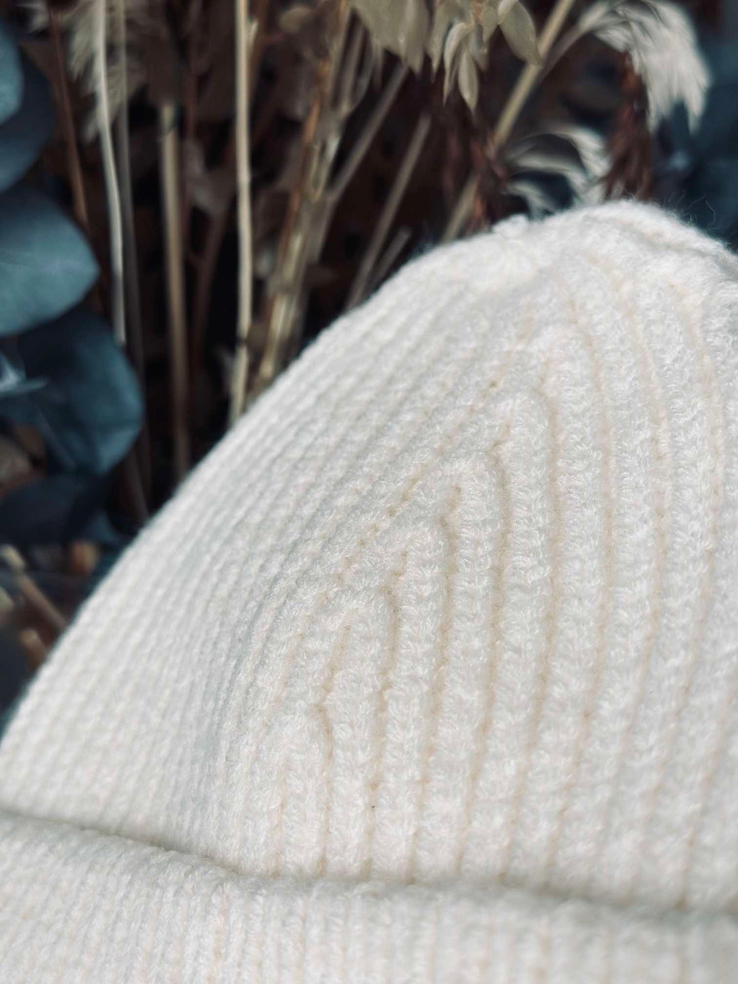 Mössa Beanie off white