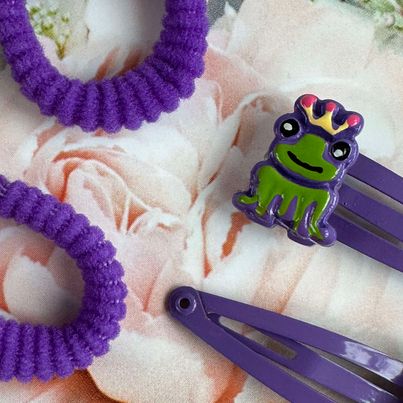 Håraccessoarer set Nanna - Lila