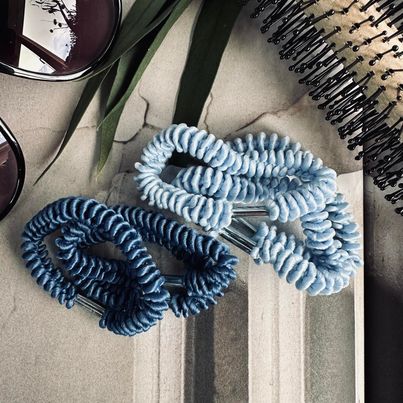 Hårsnoddar Fiona Blå