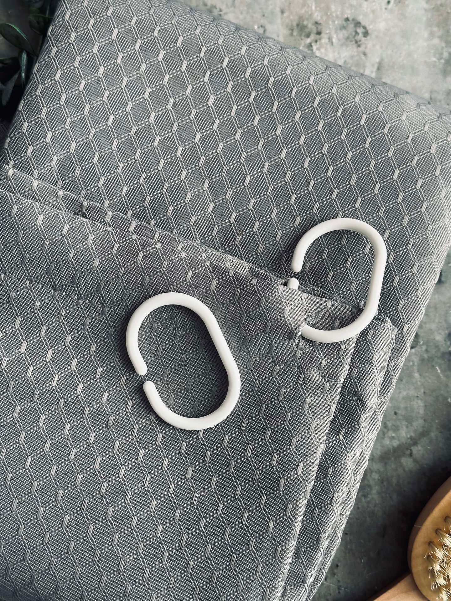 Duschdraperi - Ljusgrå