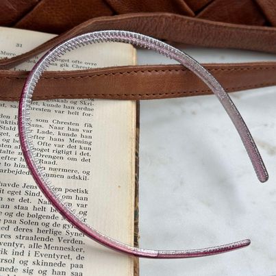 Hårband Rosa Glitter