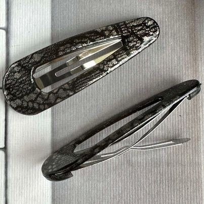 Hårspännen Silver Snake - 2 st.