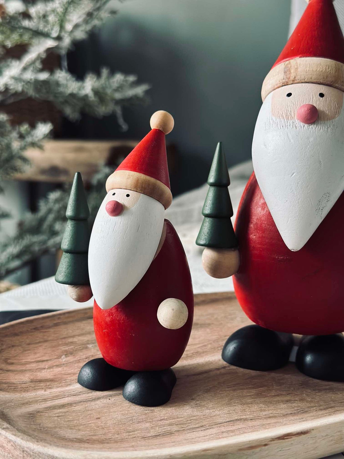 Jultomte med julgran - Small