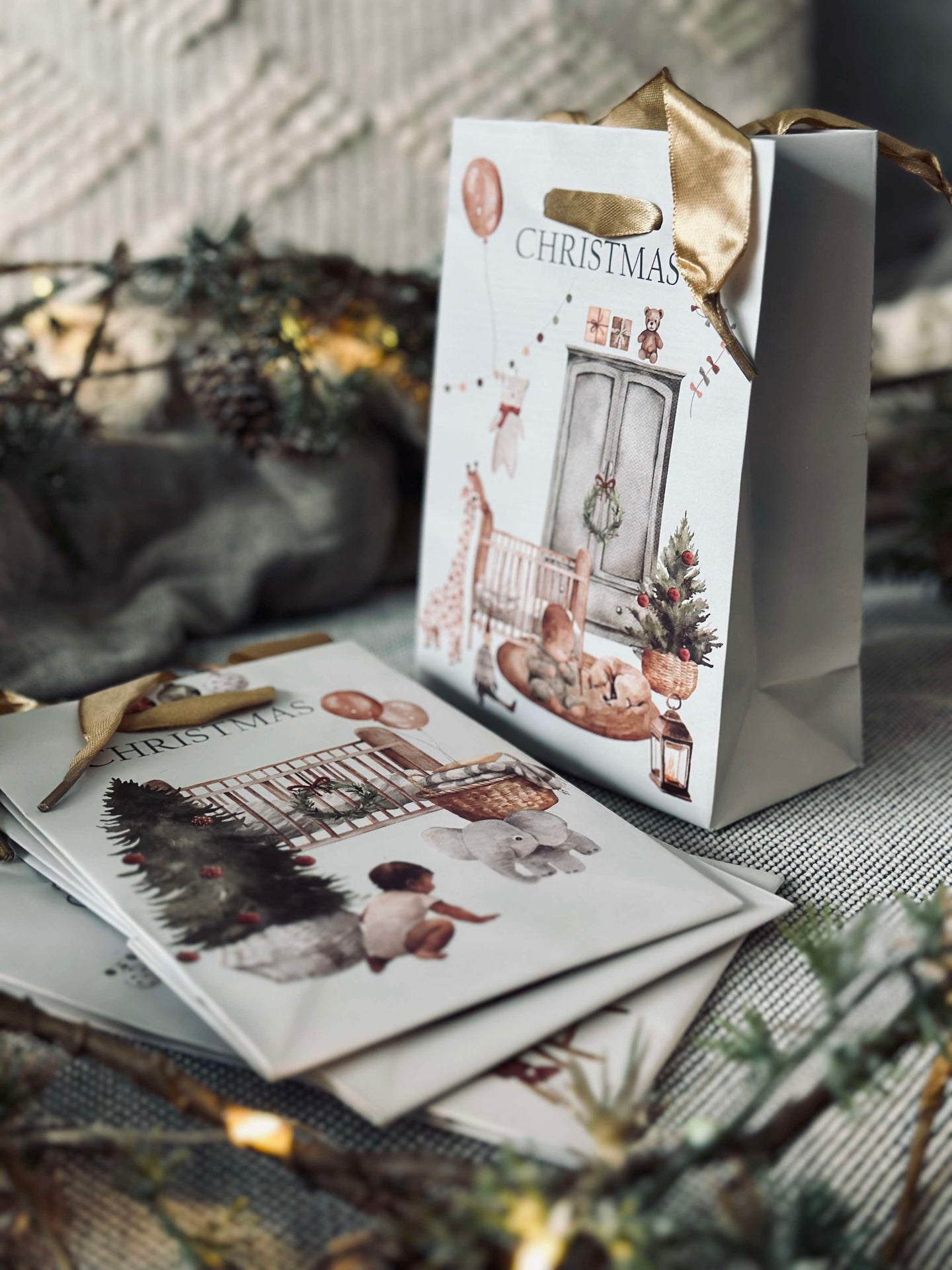 Presentpåse Julmotiv - 1 st
