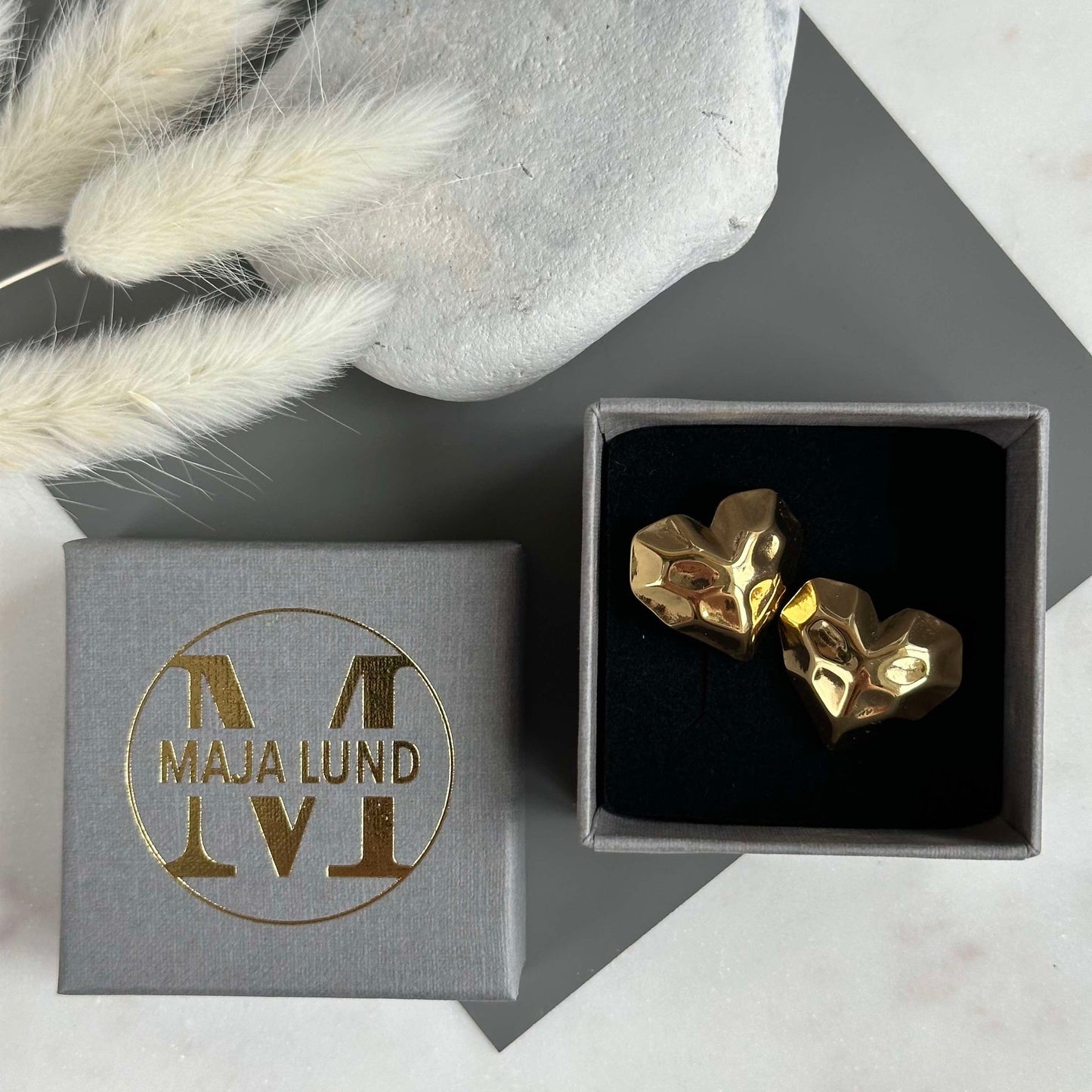 Hjärtformade Örhängen