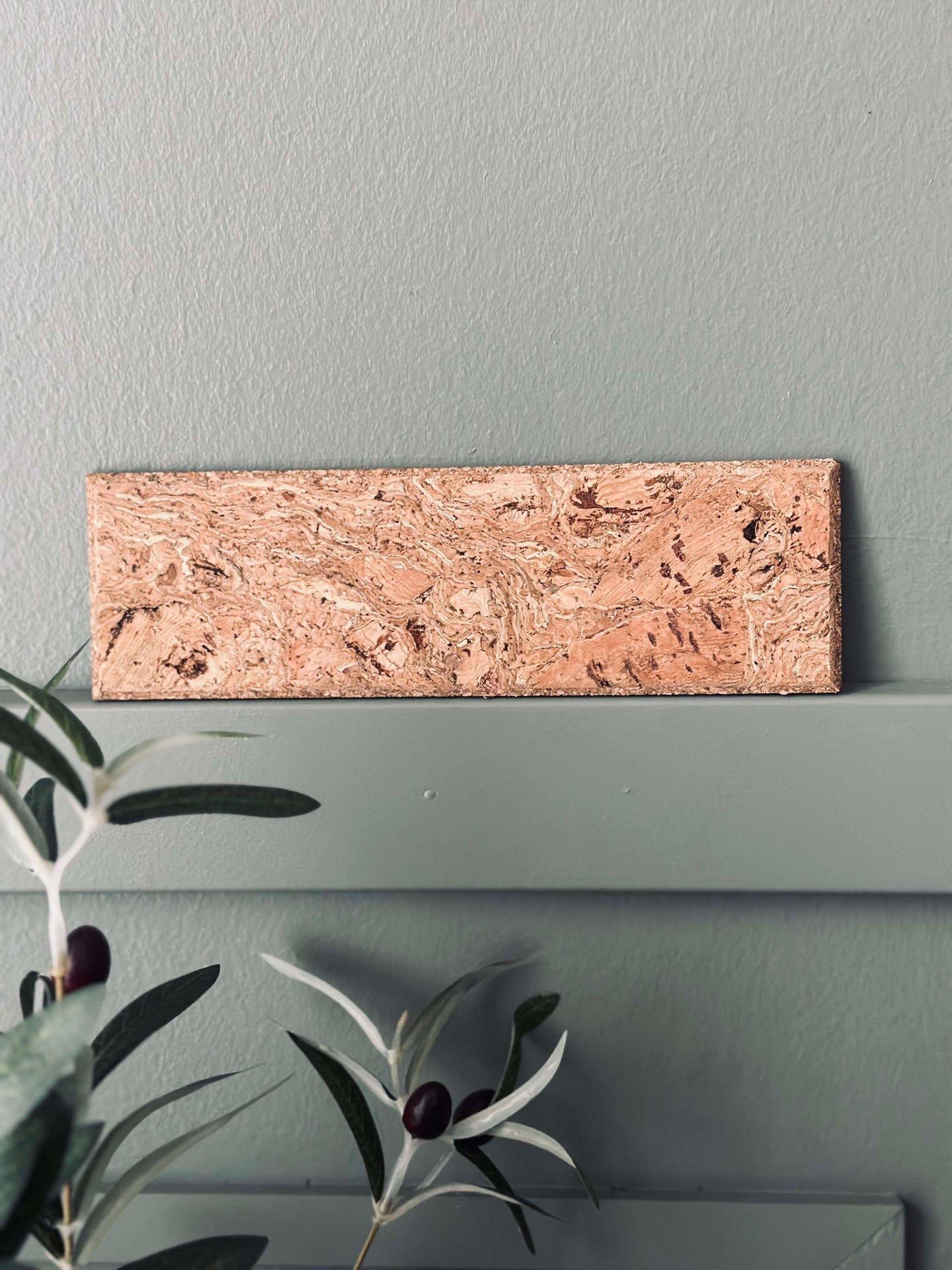 Tegelsten i kork - Naturpaket med 62 st