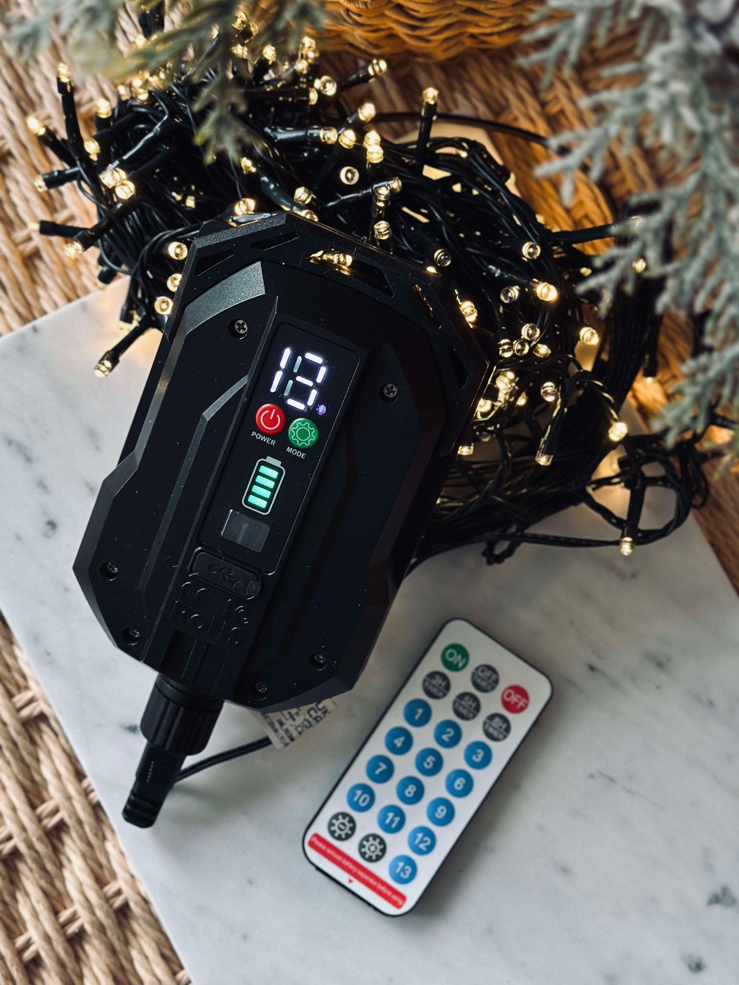 Ljusslinga med solceller och USB - 480 LED-lampor