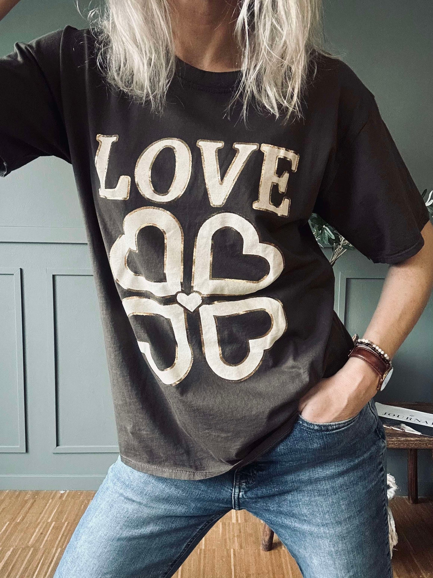 T-shirt LOVE Fango