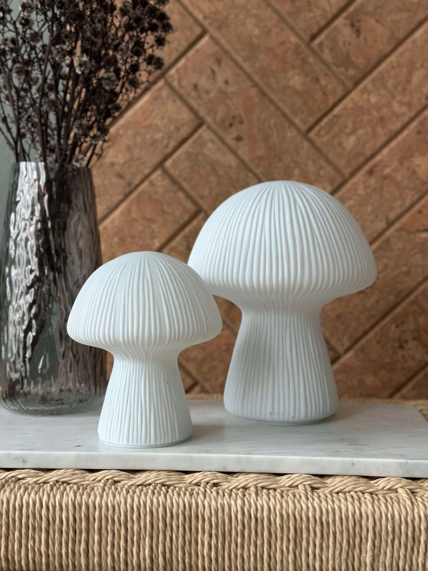 Svamp Astrid - Vit 15 cm