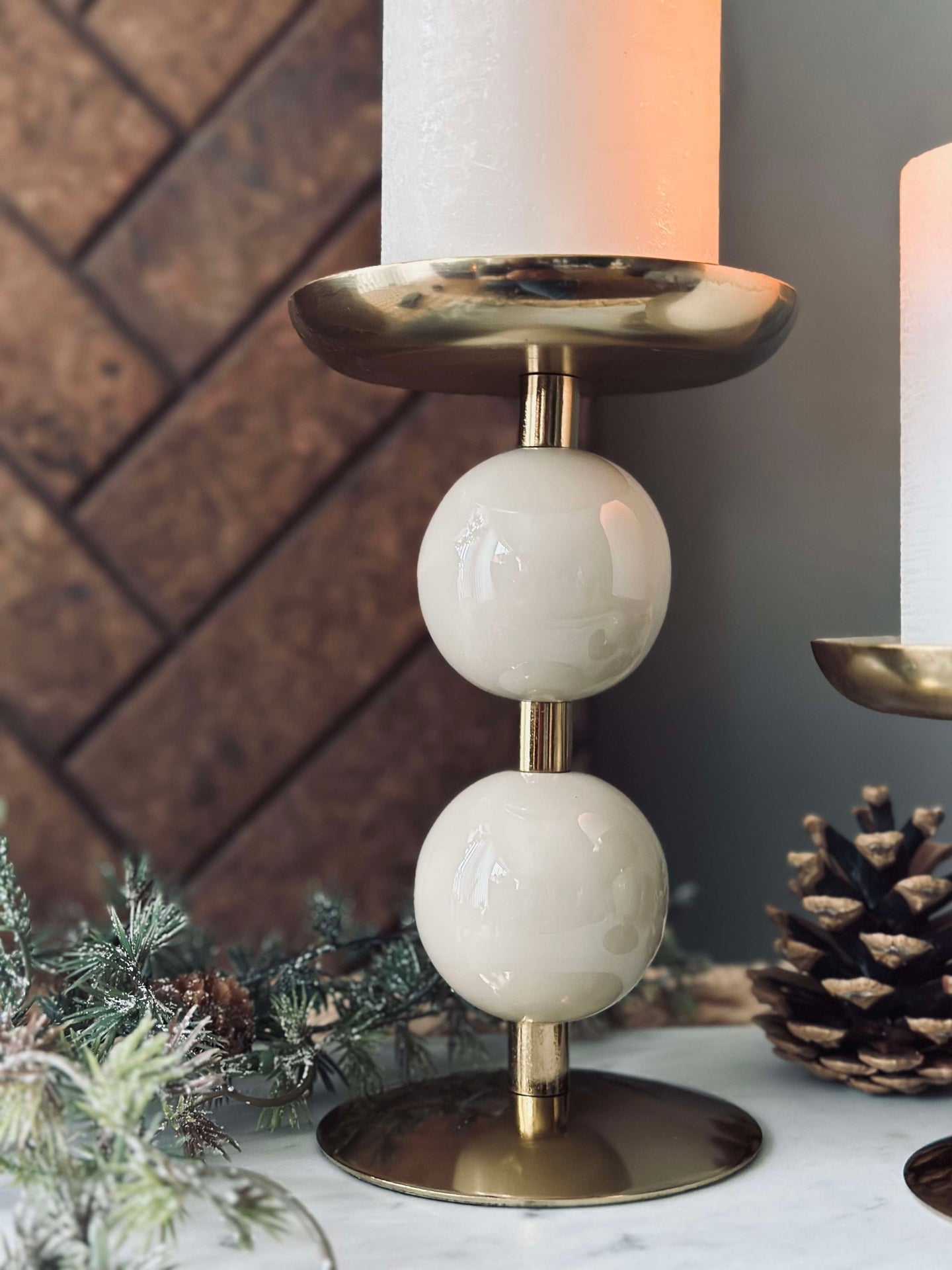 Ljushållare NOYA 17 cm - Beige