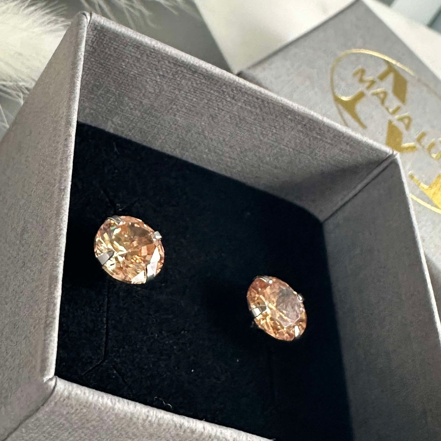 Klassiska CHAMPAGNE Örhängen