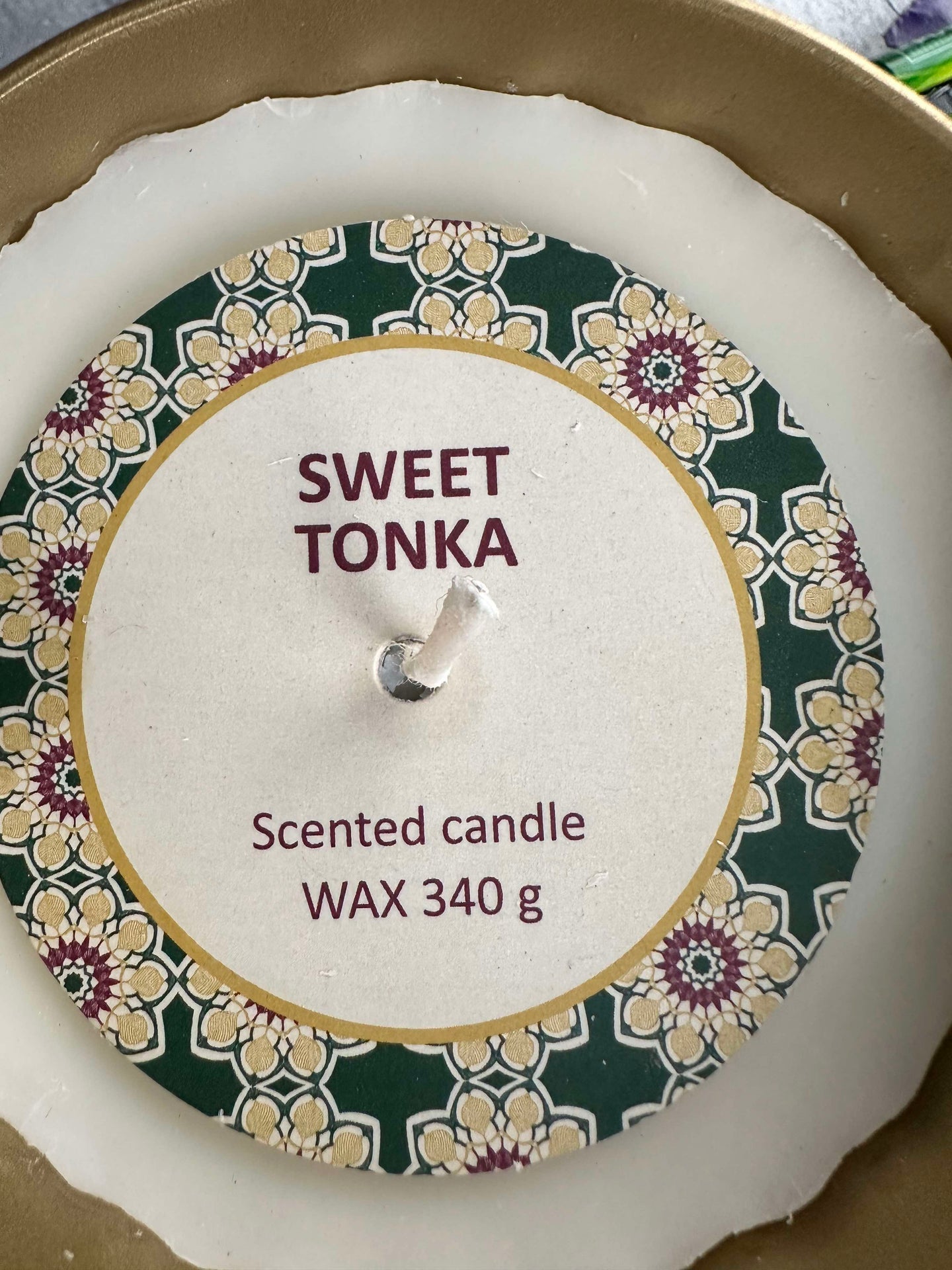 Ljus i burk Guld - Hög