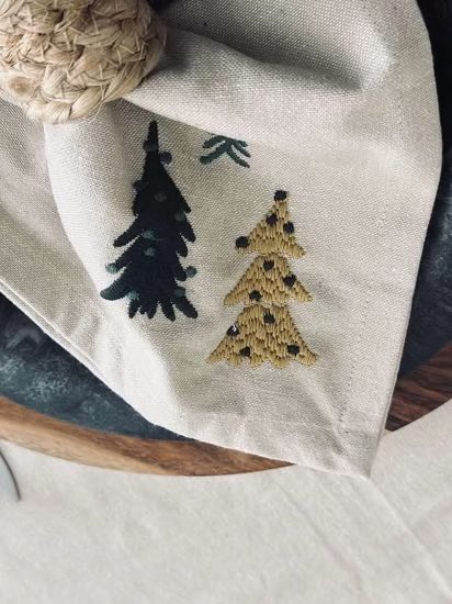 Servetter Träd - Paket med 4 st