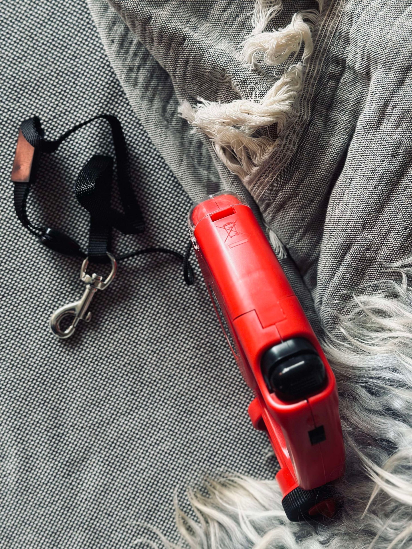 Flexikoppel med ficklampa - 5 meter