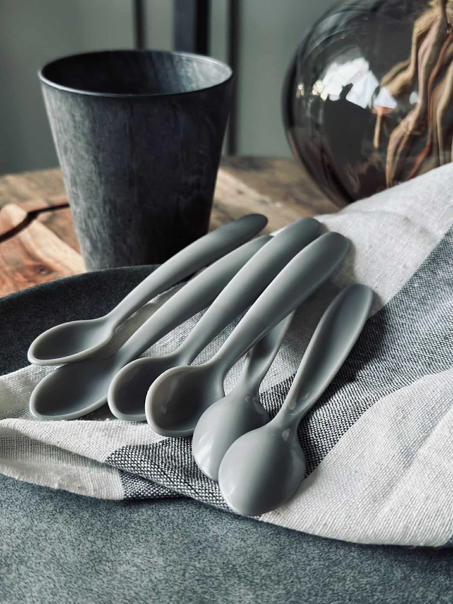 Barnskedar - Grå - 6 st.