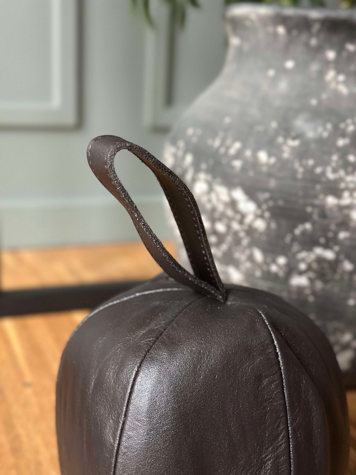 Dörrstoppare läder - Brun