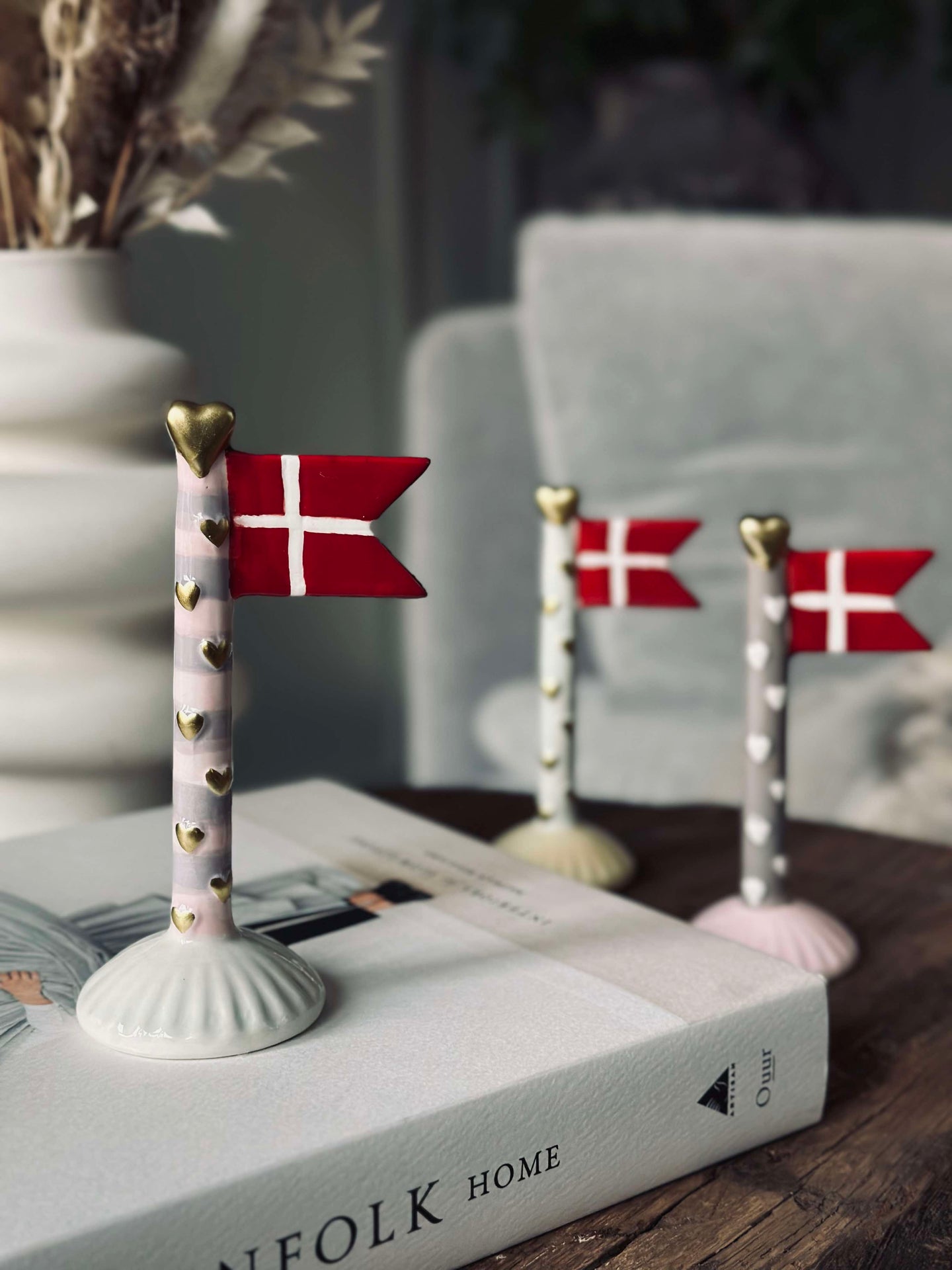 Keramikflagga – Hjärtmix