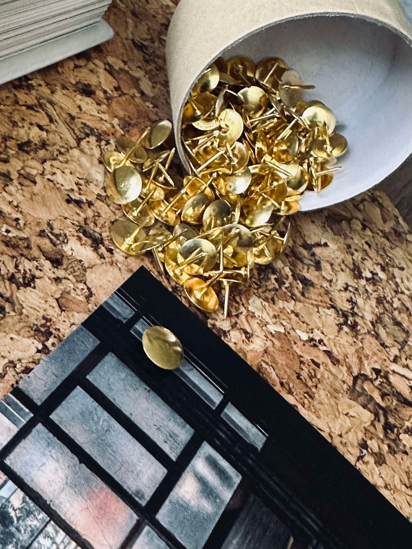Kartnålar Guld - 150 st.