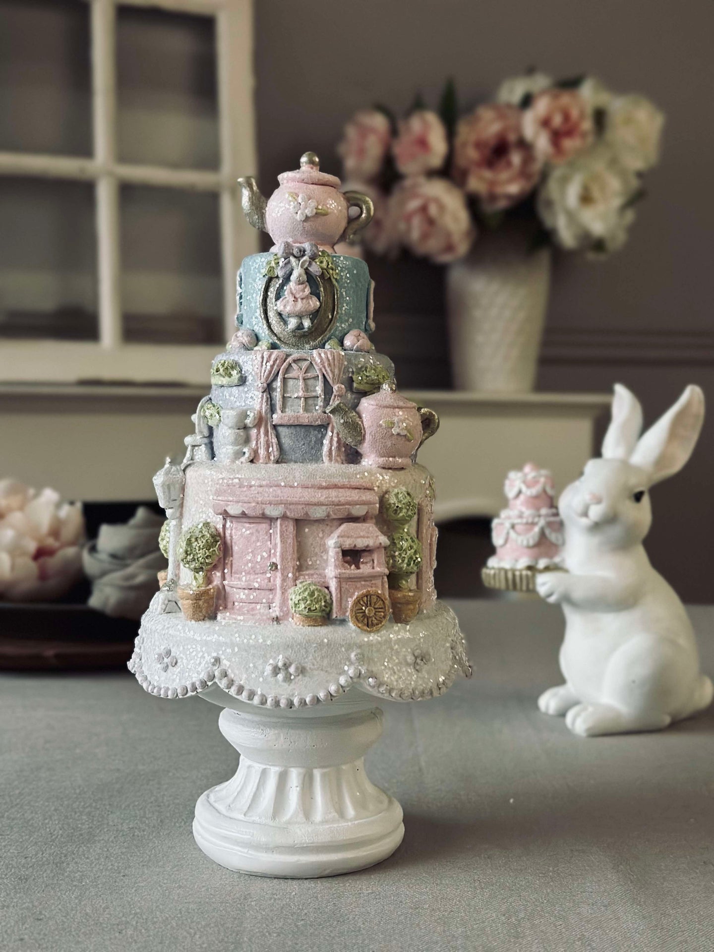 Kaka med tekopp - Bordsdekoration