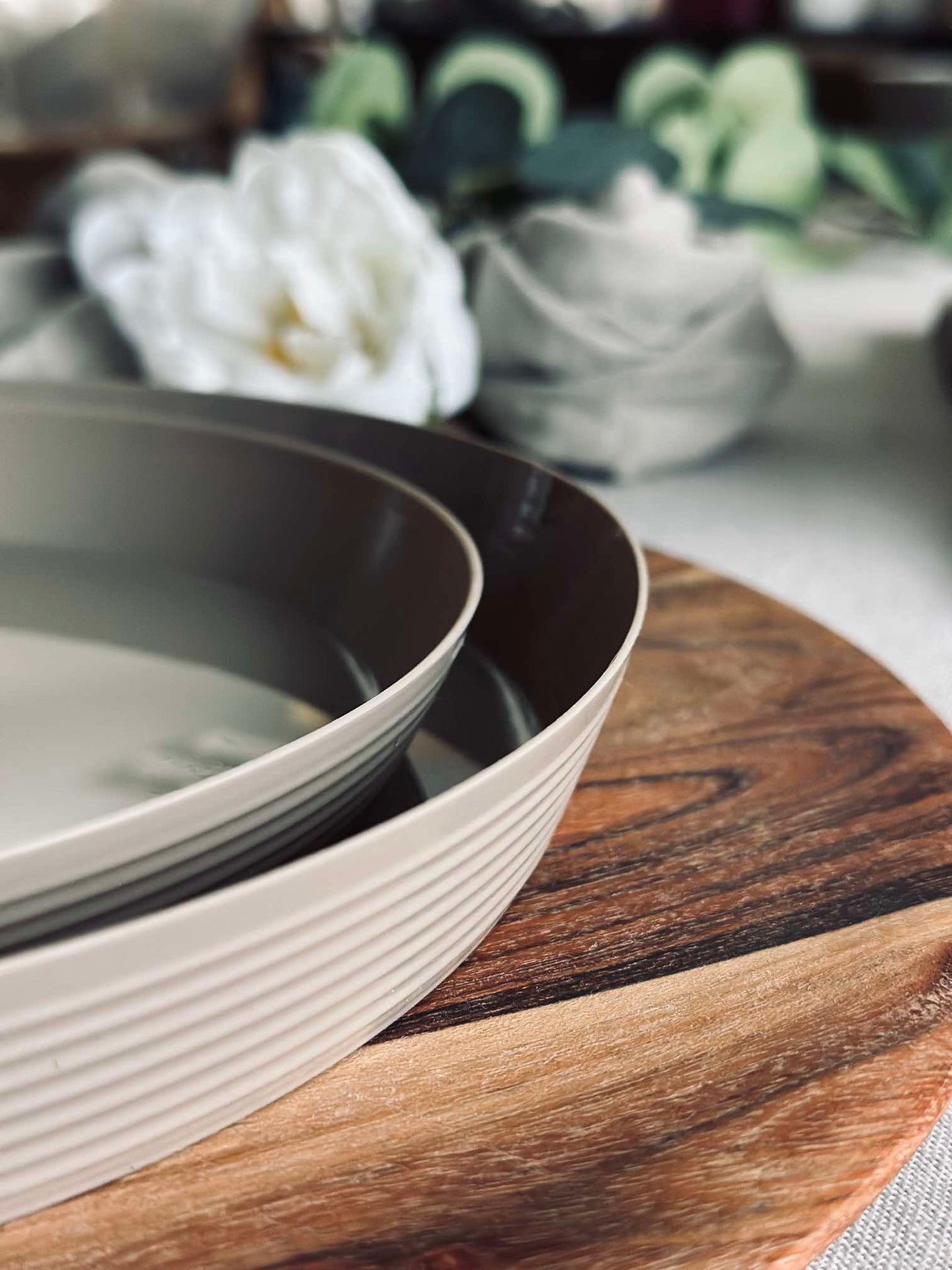 Tallrik Norma 24cm - Mocca 2 st.