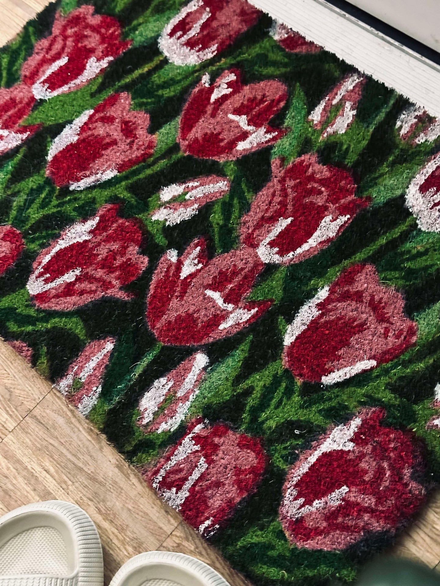 Dörrmatta - Rosa tulpan