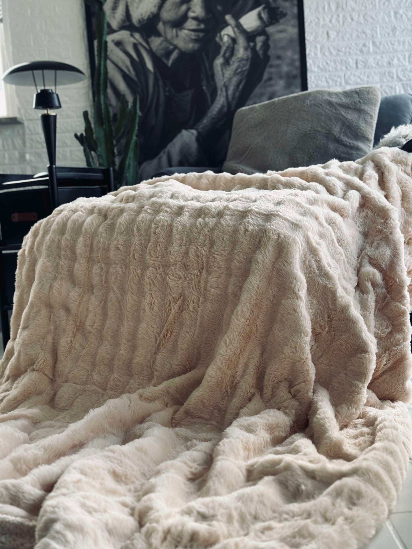 Överkast BUBBLE - Creme