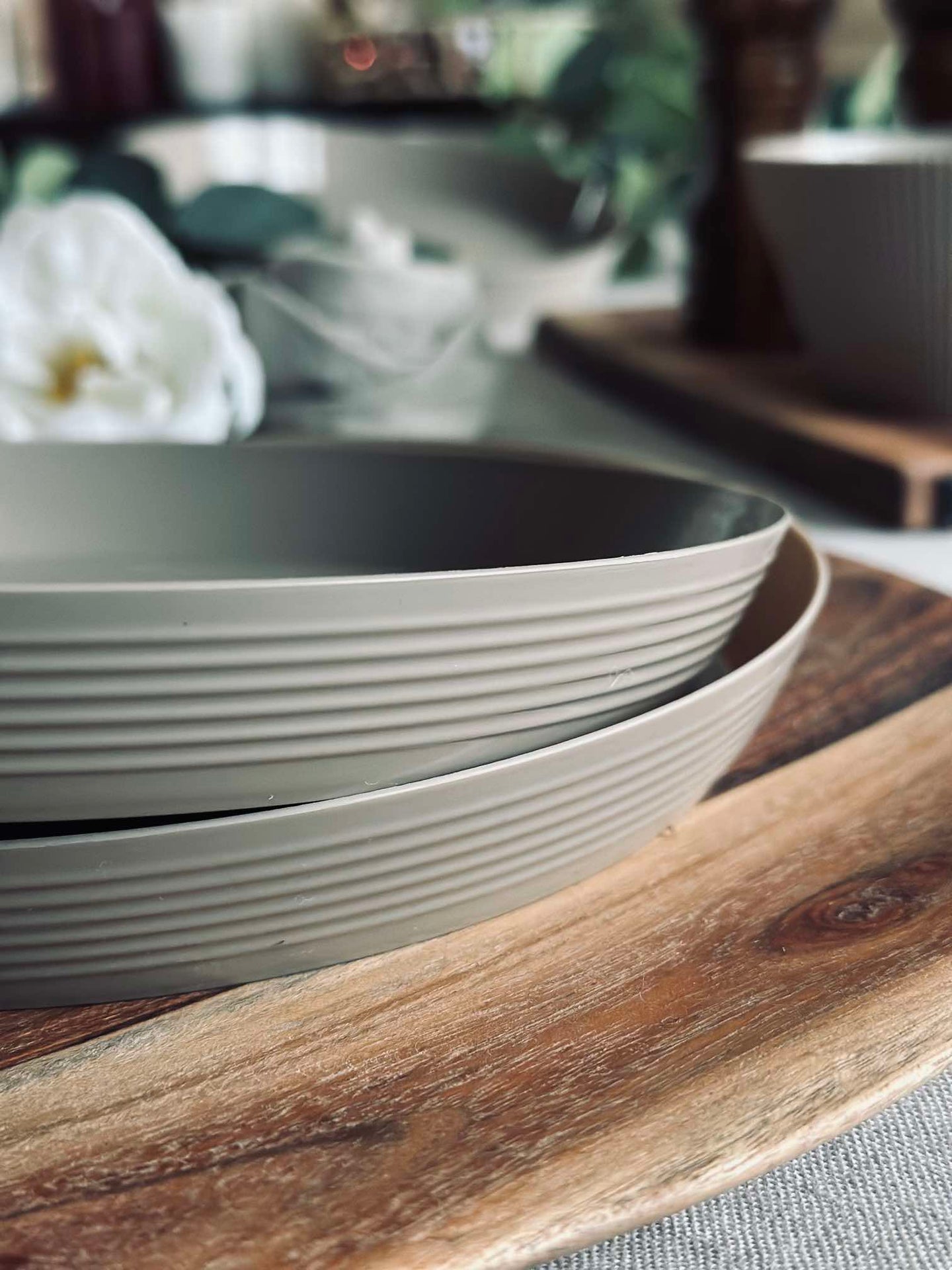 Tallrik Norma 20cm - Mocca 2st.