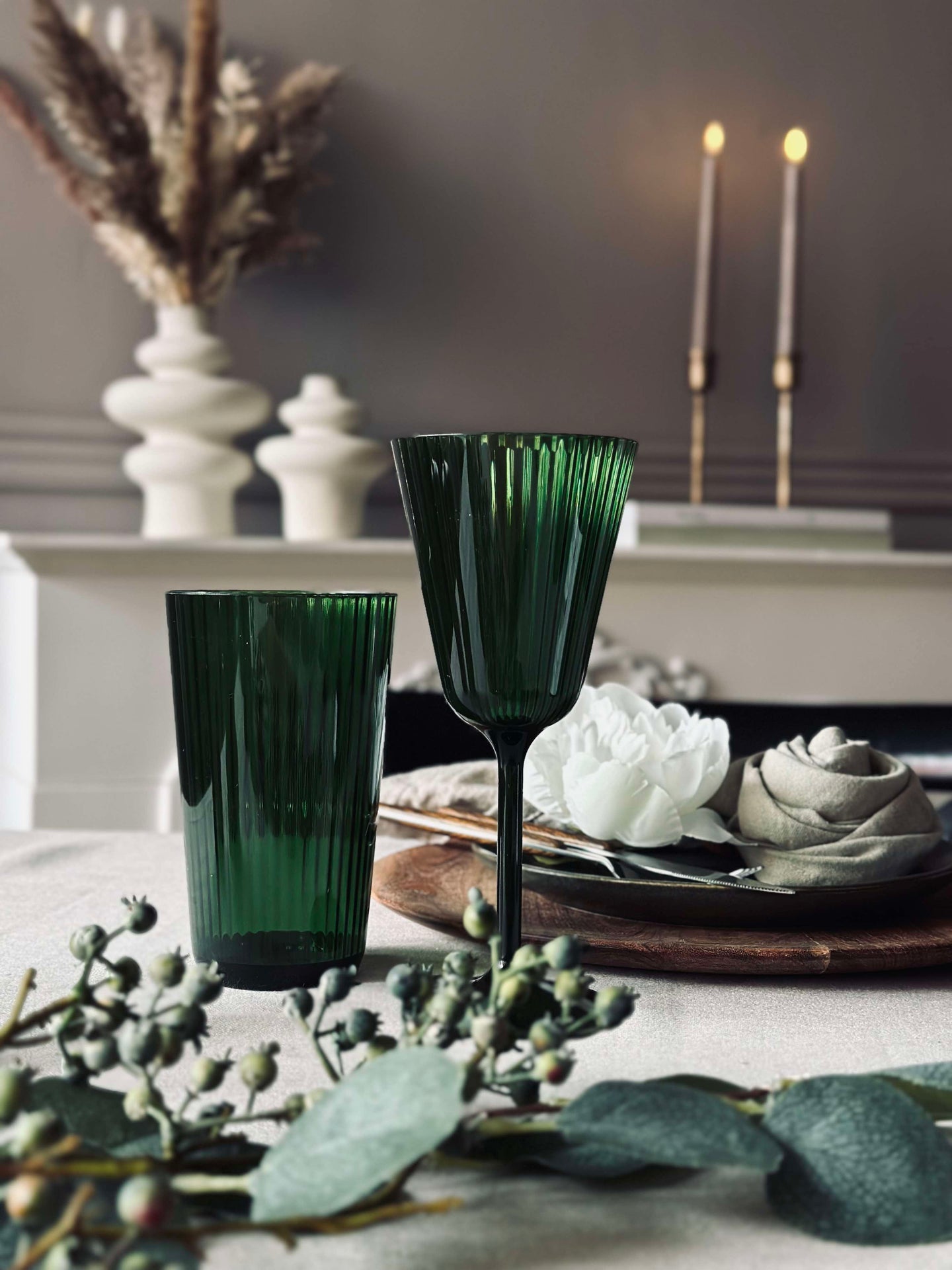 Vinglas Claire 200ml. Grön - 2 st.