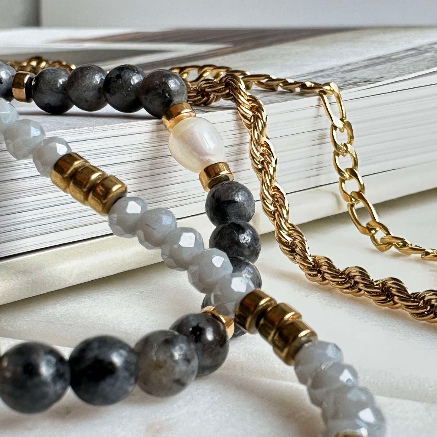 Armband Erika Stone - Set med 4 armband