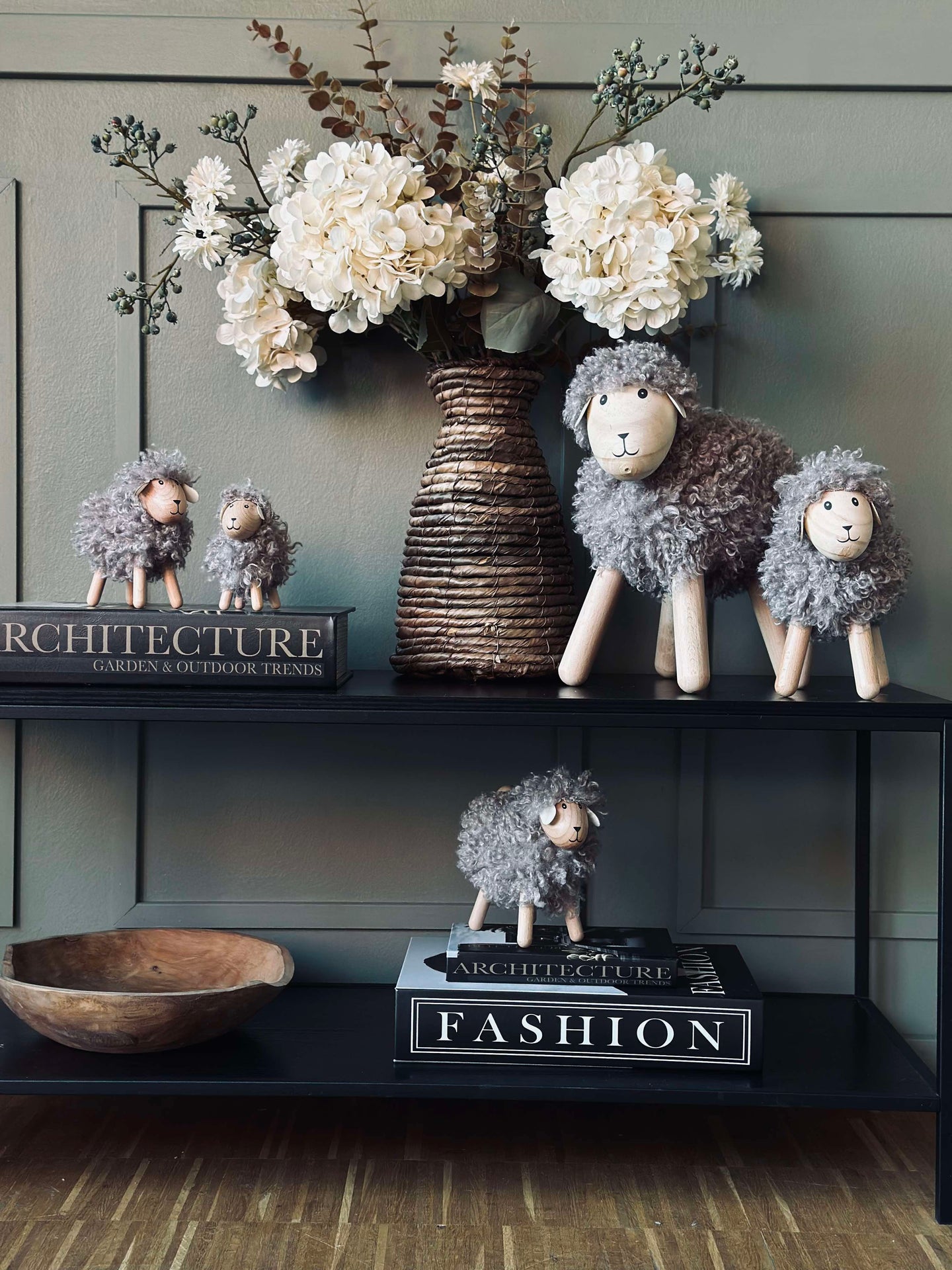 Långhårigt får - Grå XL