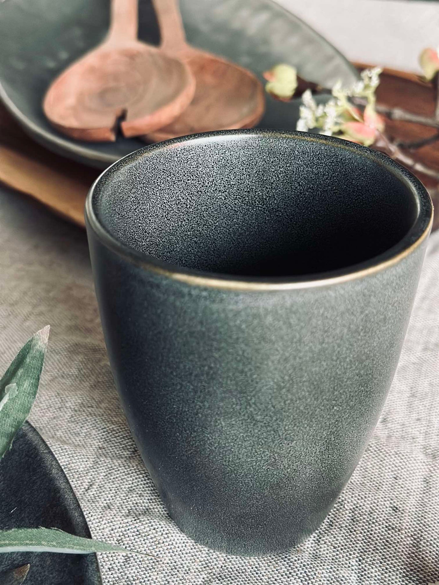 Mugg Stengods – Grå