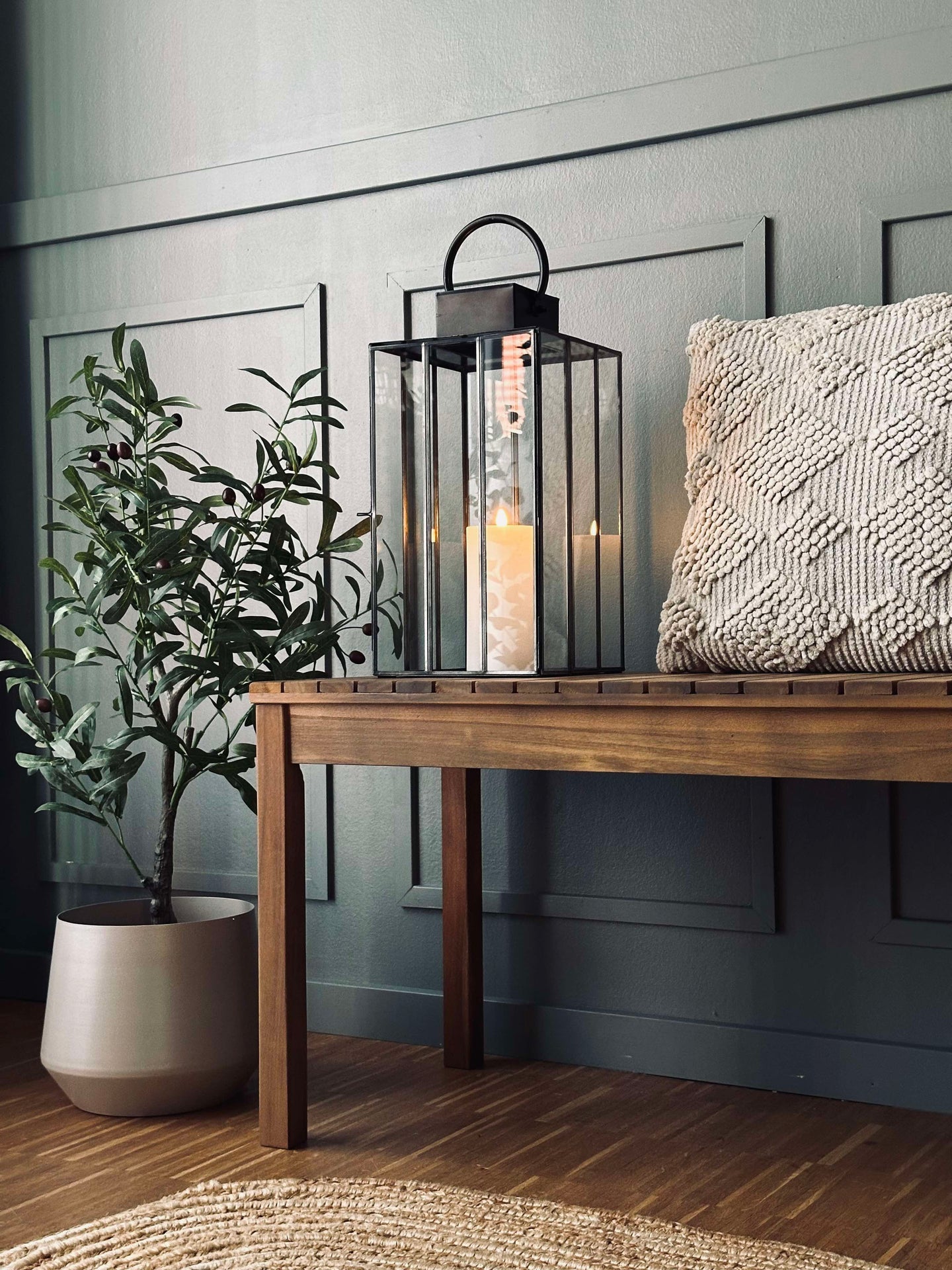 Bänk TOKYO Akacia - 88 cm