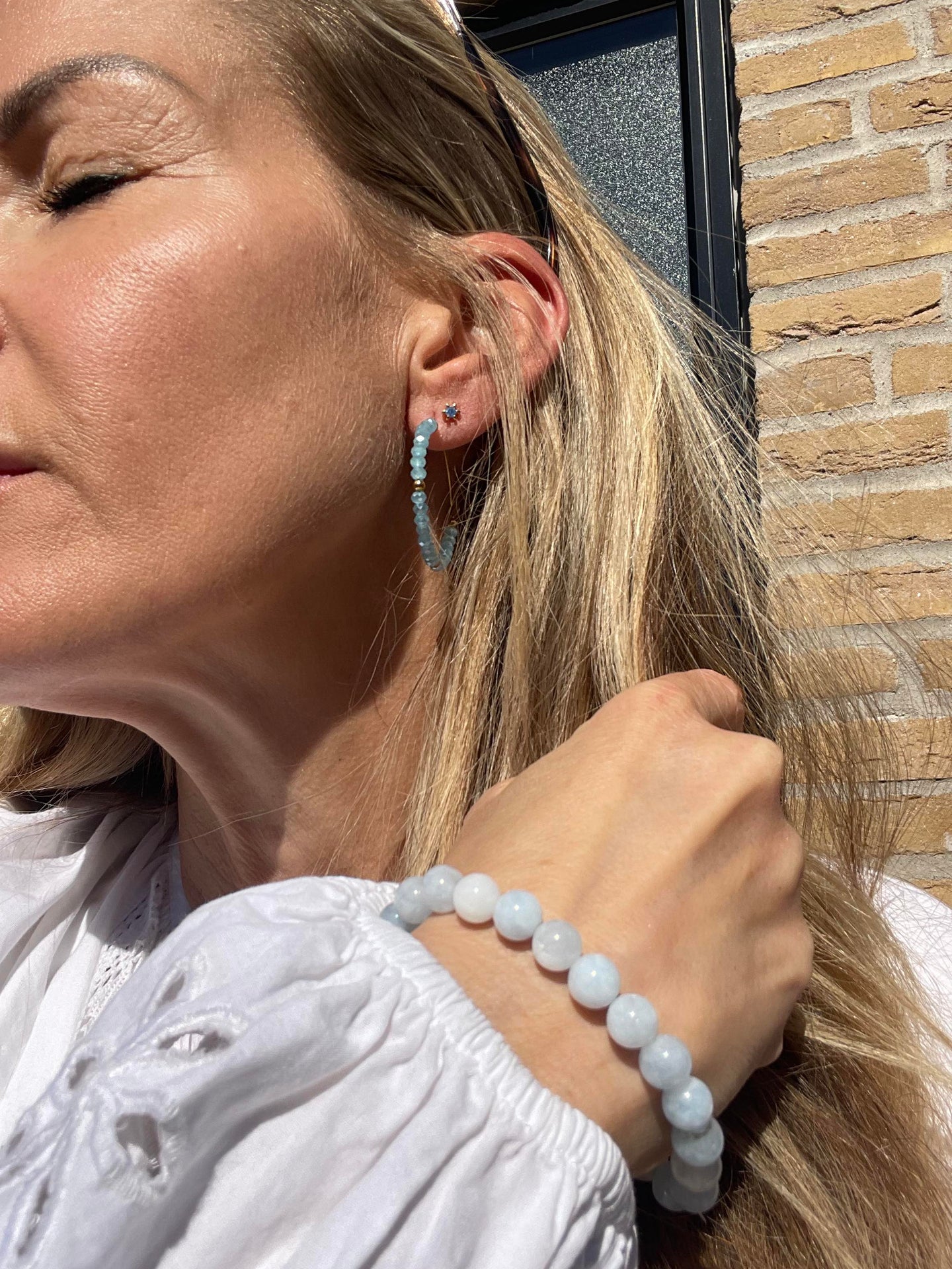 Armband Mary Isblå