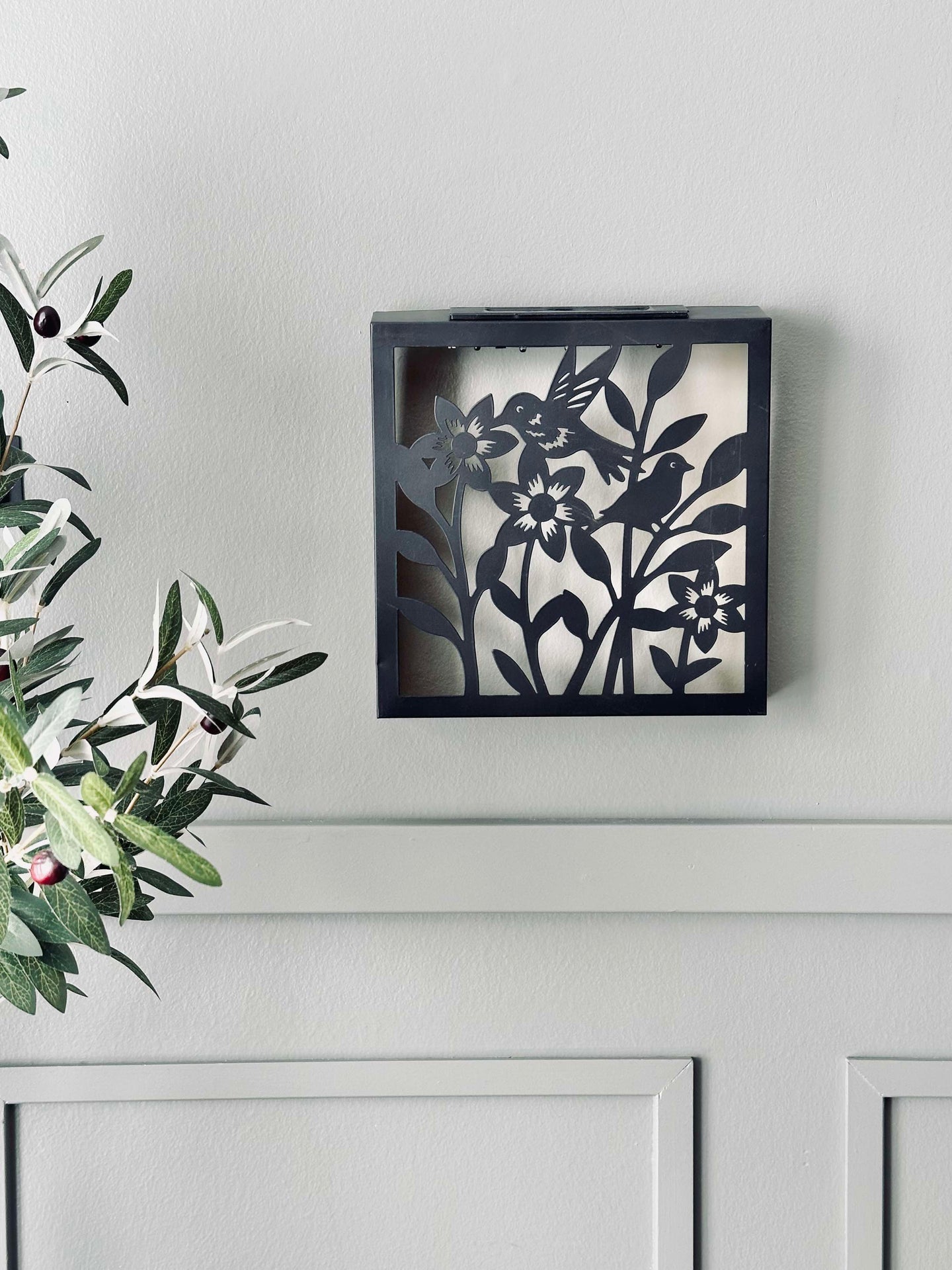 Väggdekoration m.Solar - Fyrkantig Mix