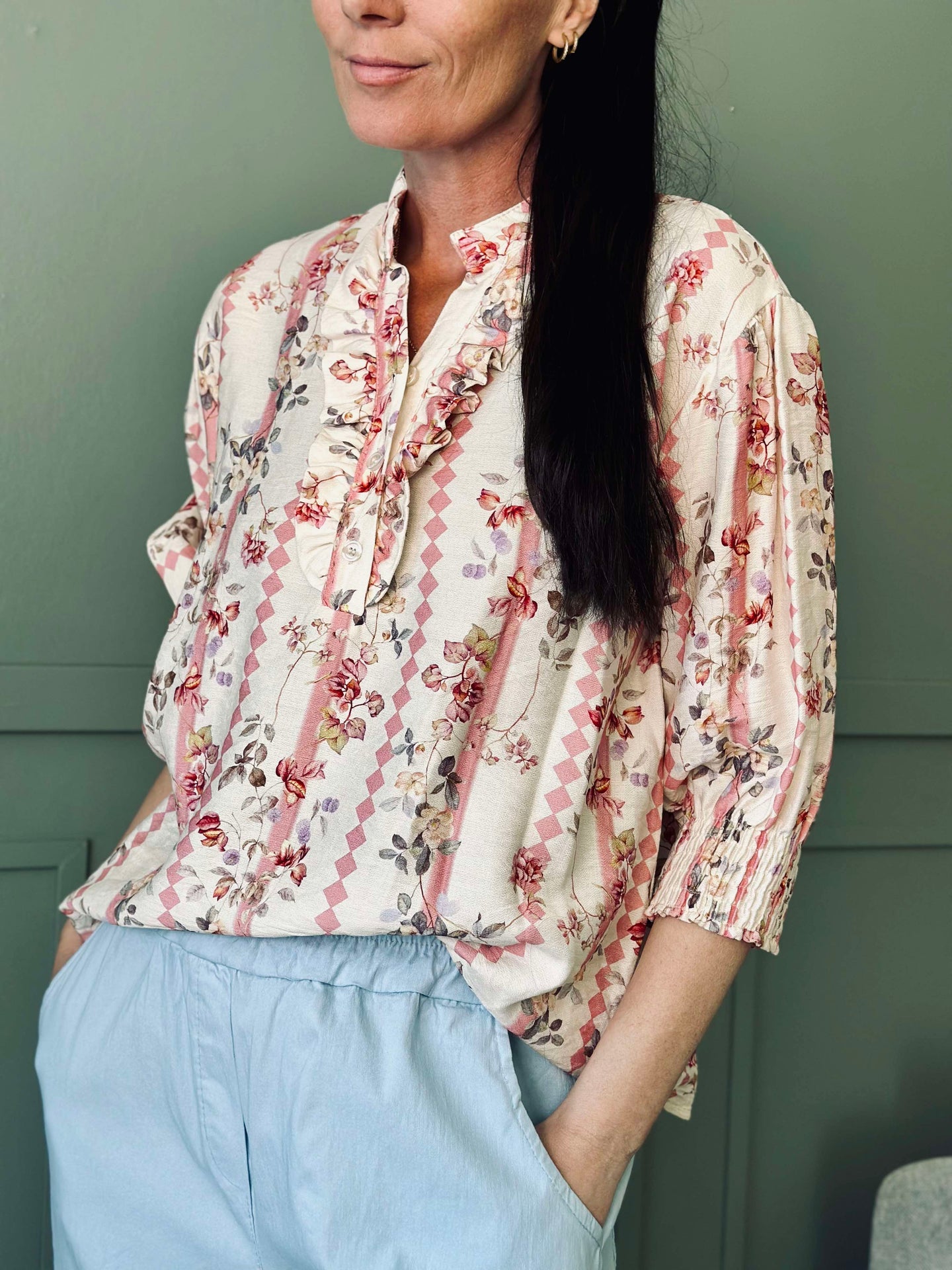 Blus Chanel Rosa