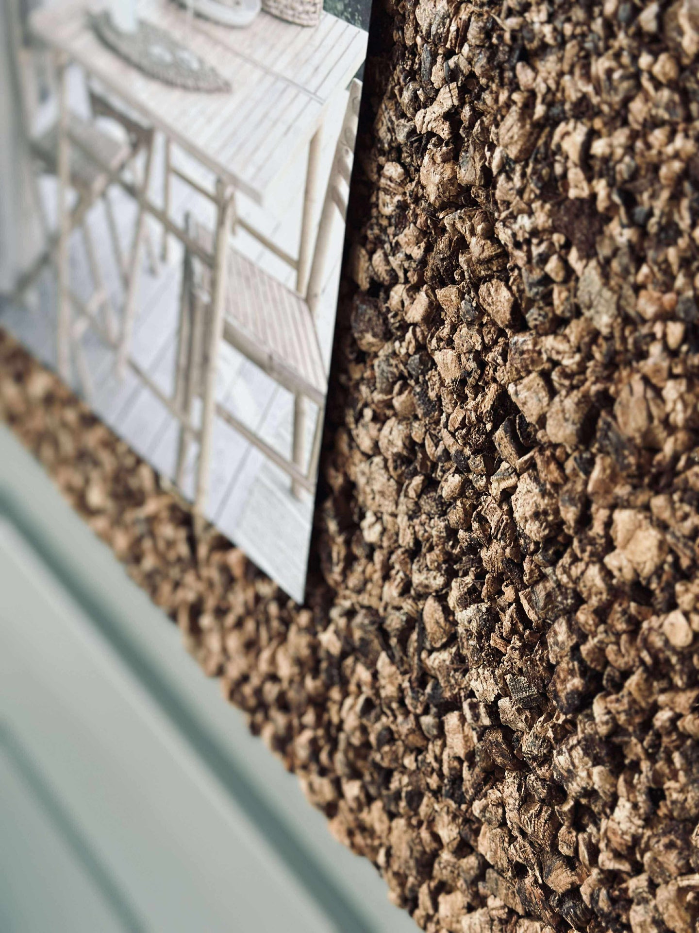 Korkplatta - Rustik anslagstavla 2 cm