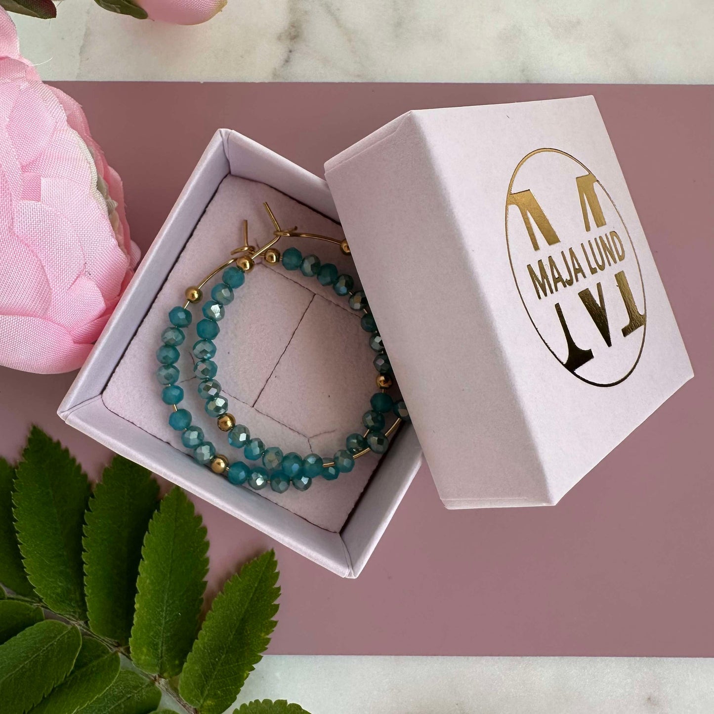 Örhängen Merle – Blå