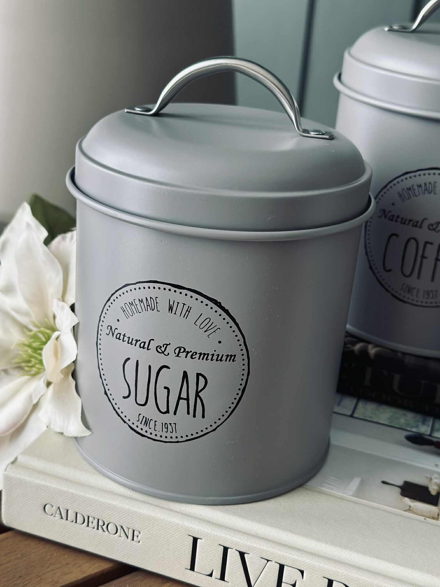 Förvaringsburkar 3 st - Mocca