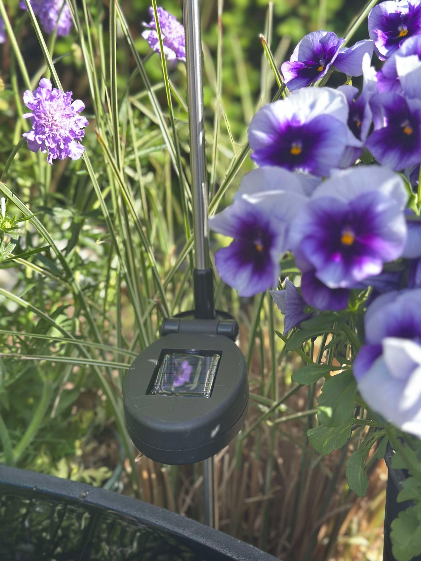 Trädgårdslampa JUNA med solcell