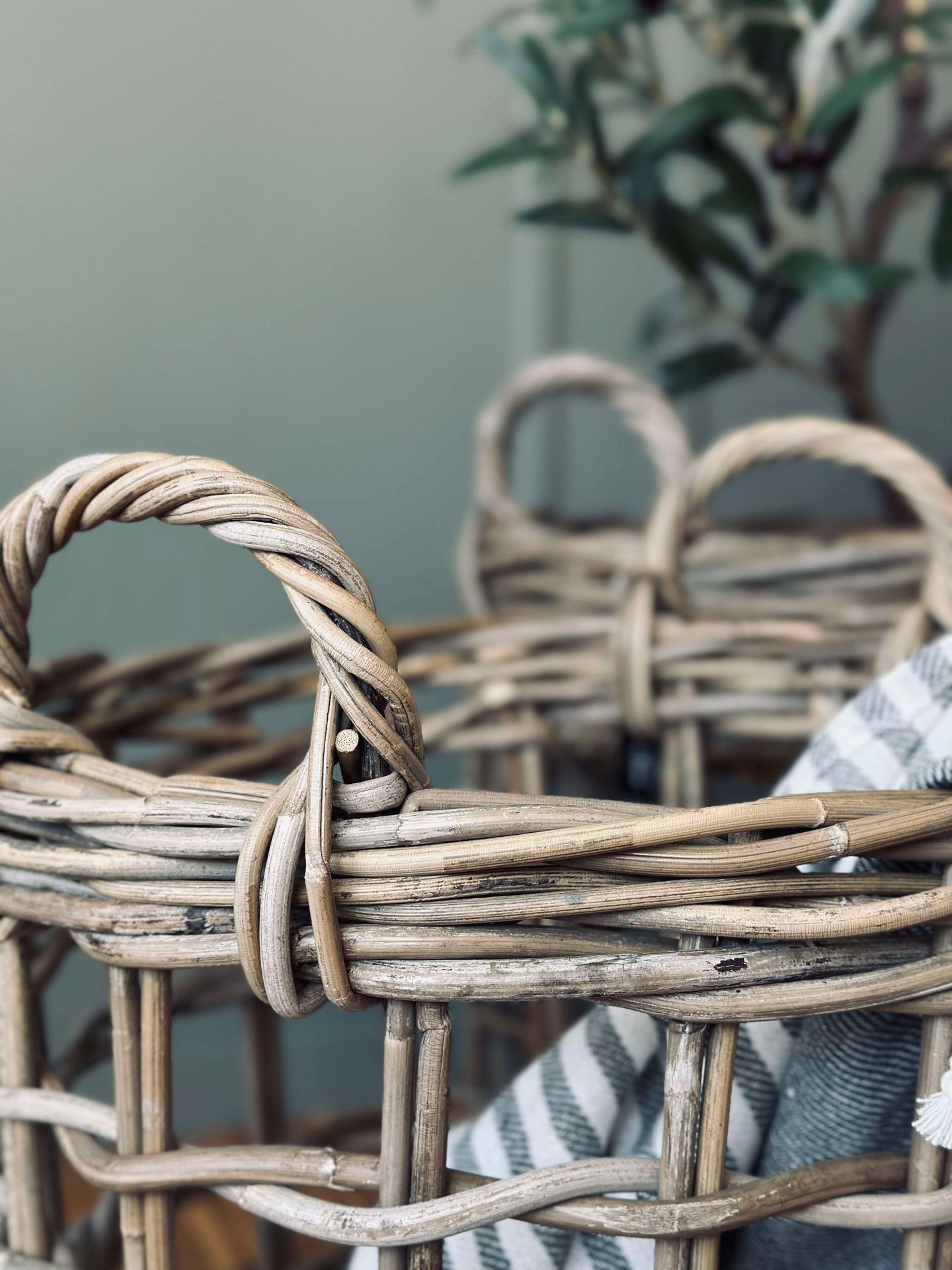 Tvättkorgar - Set med 2 st.