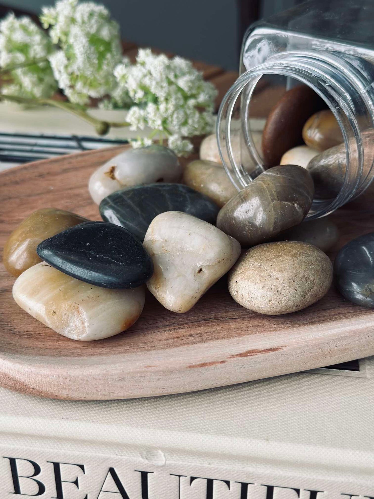 Dekorationsstenar - 850 gram Nature MIX