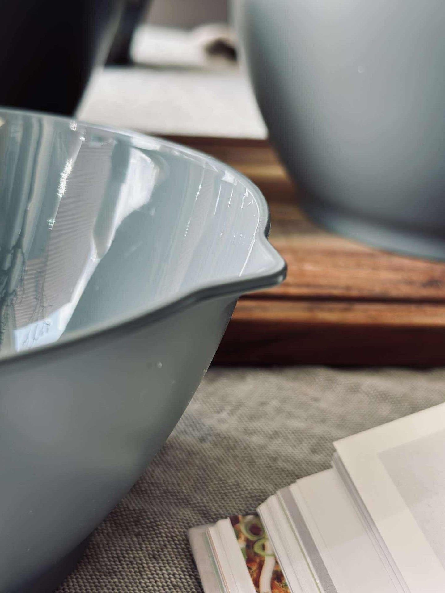 Grå Rörskålar - Set om 3