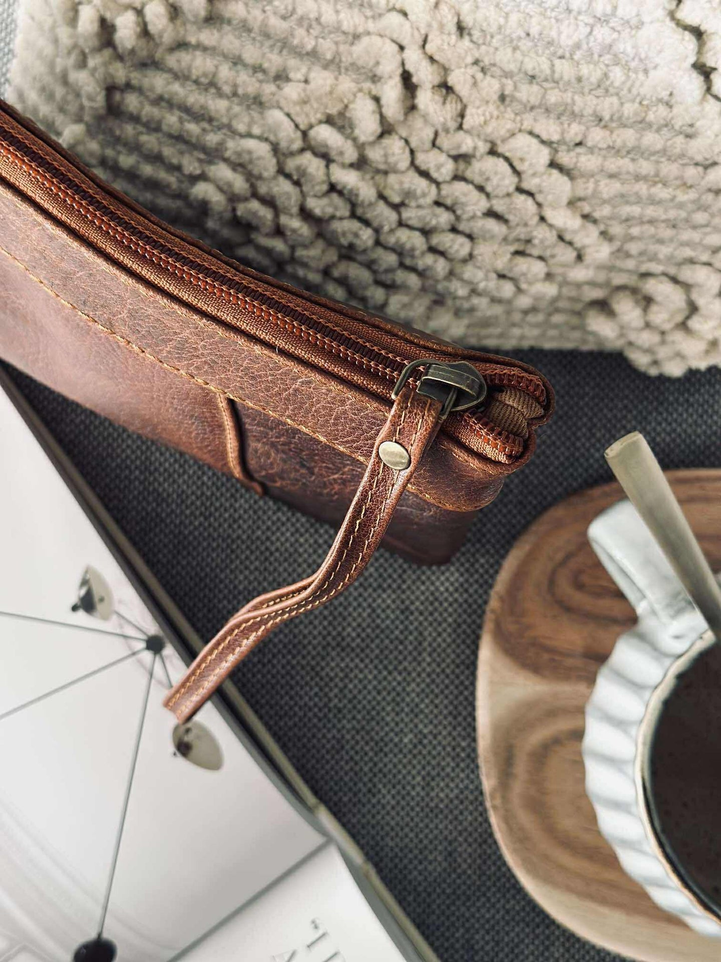 Clutch Oline Mörk cognac