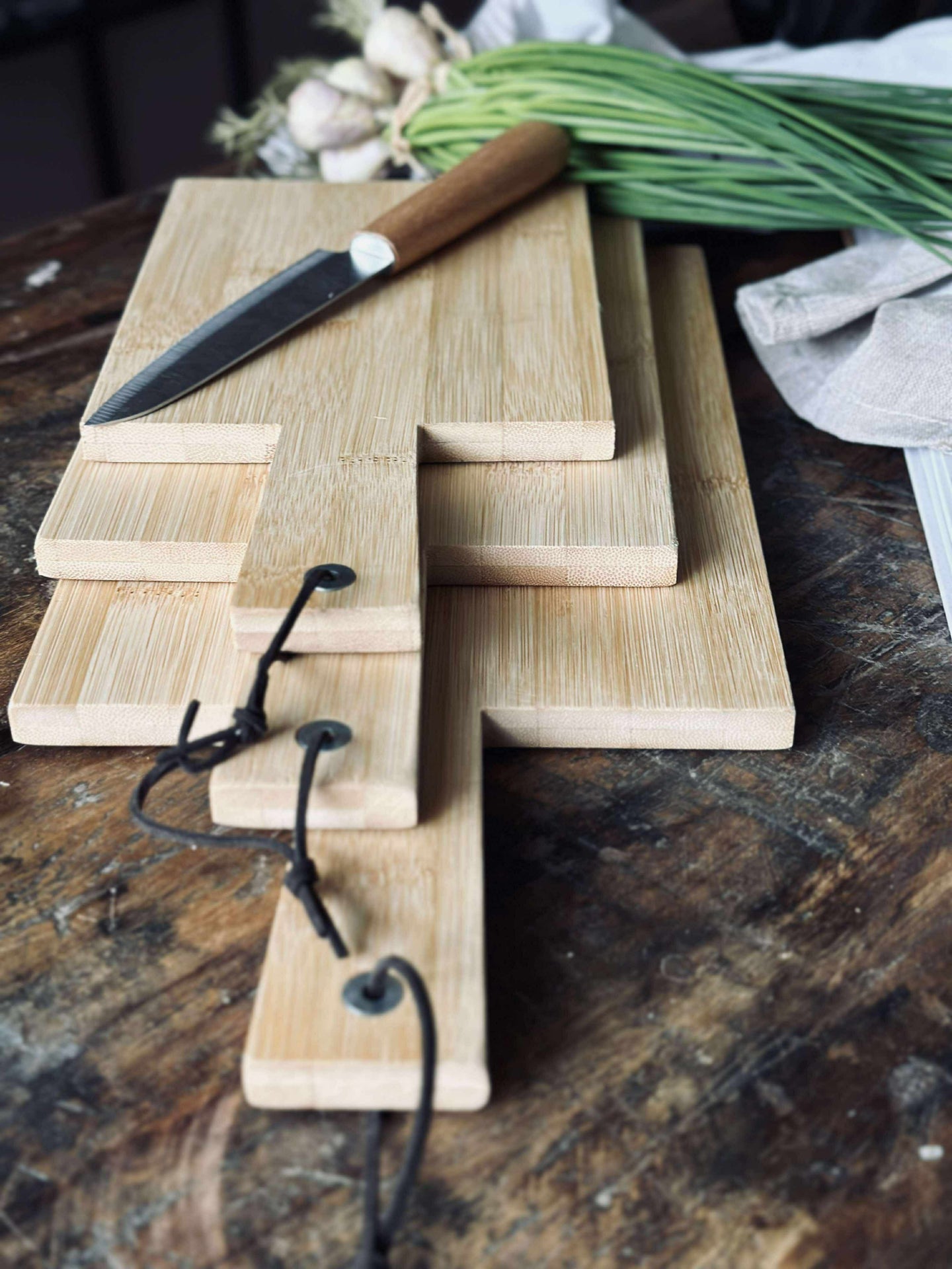Skärbräda - 3 st. Bambus