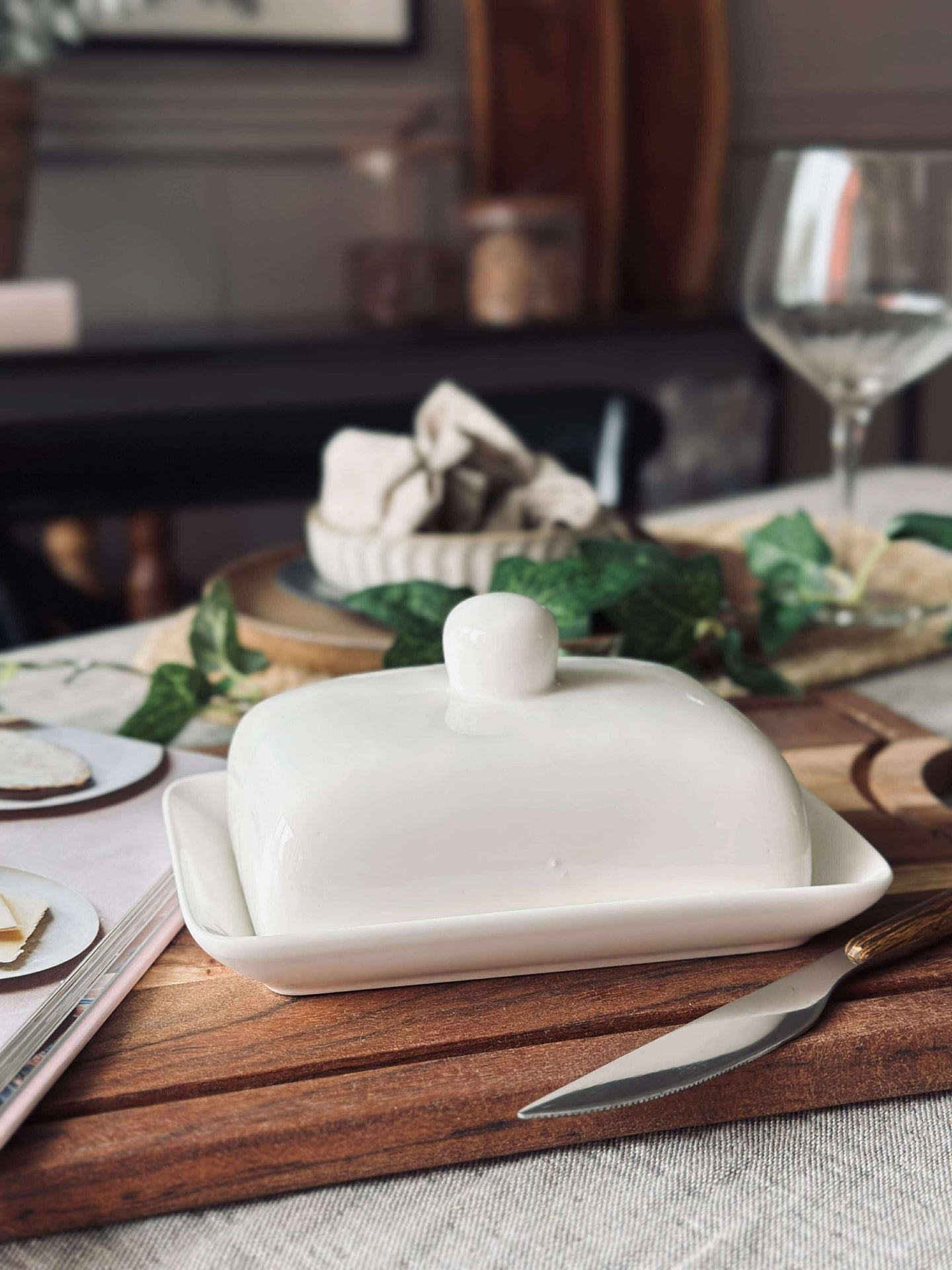 Smörskål - Porslin