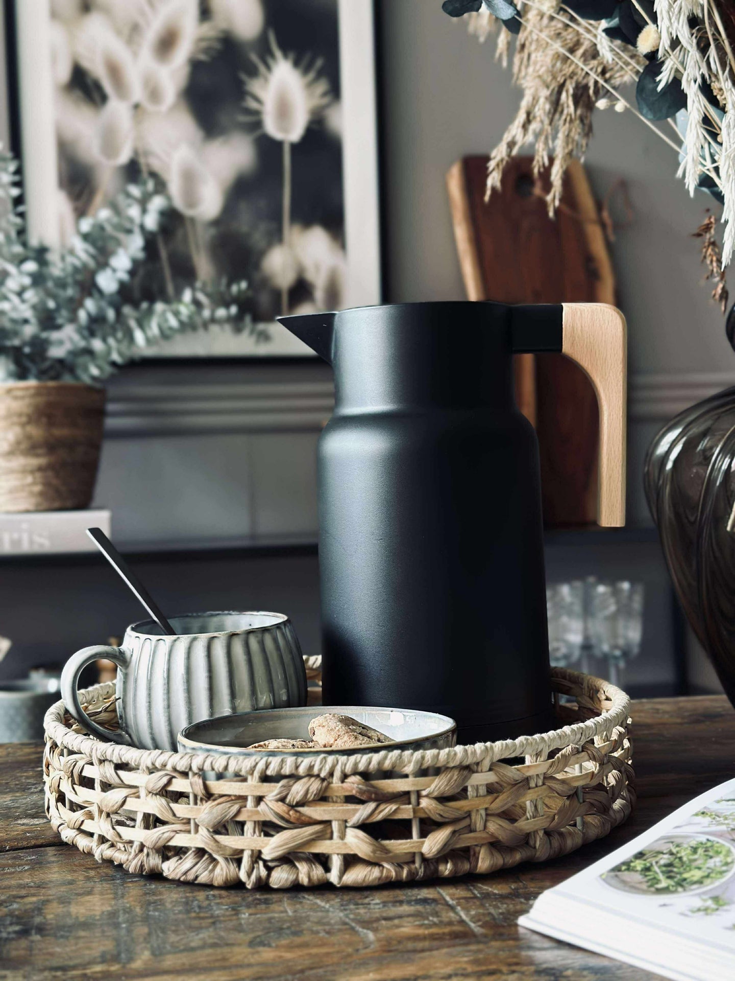 Bricka i vattenhyacint - Dia 30cm